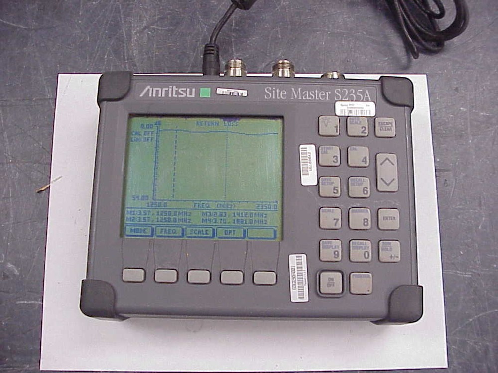 Anritsu Site Master S235A Cable Antenna Analyzer  -NEEDING NEW BATTERY/DISPLAY