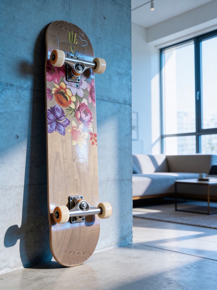 Monarch Project Leticia Bufoni Complete Skateboard Multicolor Art Theme