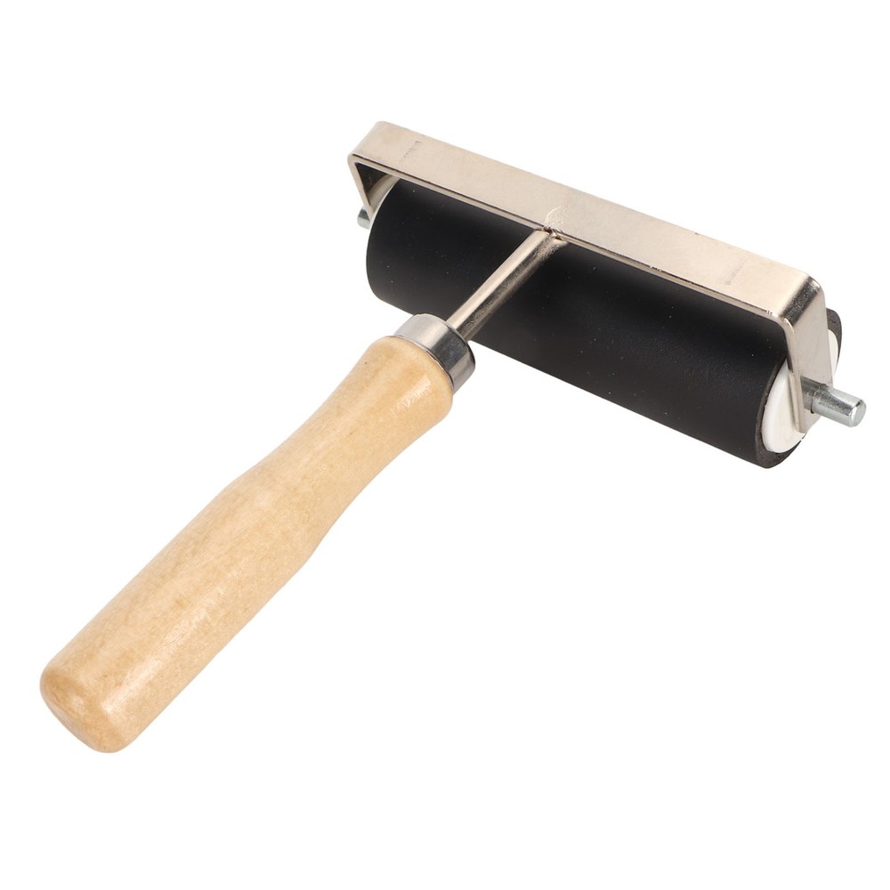 Rubber Brayer Roller Sturdy Wide Ink Roller For Printmaking Stamping
