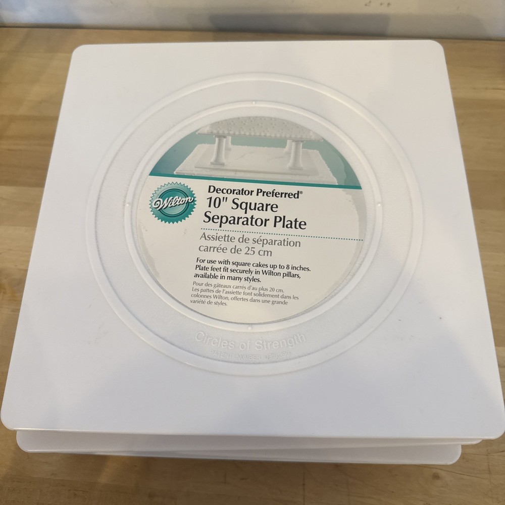 wilton 10" square separator plate