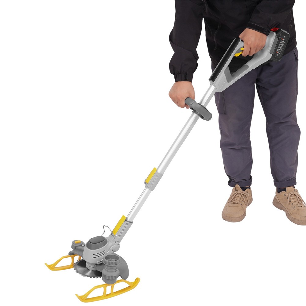 600W Cordless Grass Trimmer/Edger Battery Powered Grass Trimmer Mini-Mower