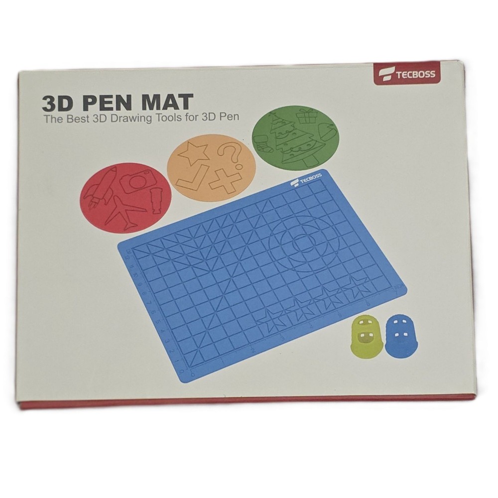 3D Pen Mat Kit With Silicone Shape Mold Tools By Tecboss