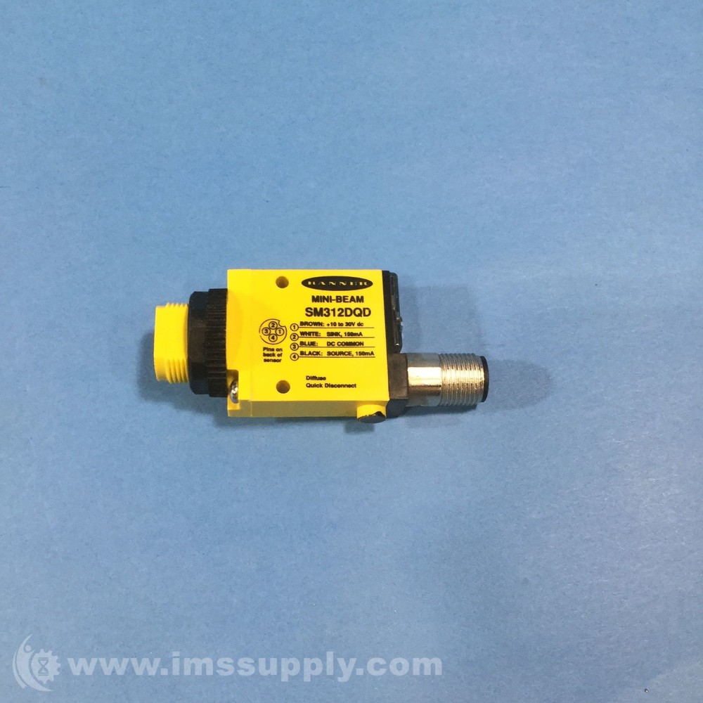 Banner SM312DQD Diffuse Photoelectric Sensor FNOB