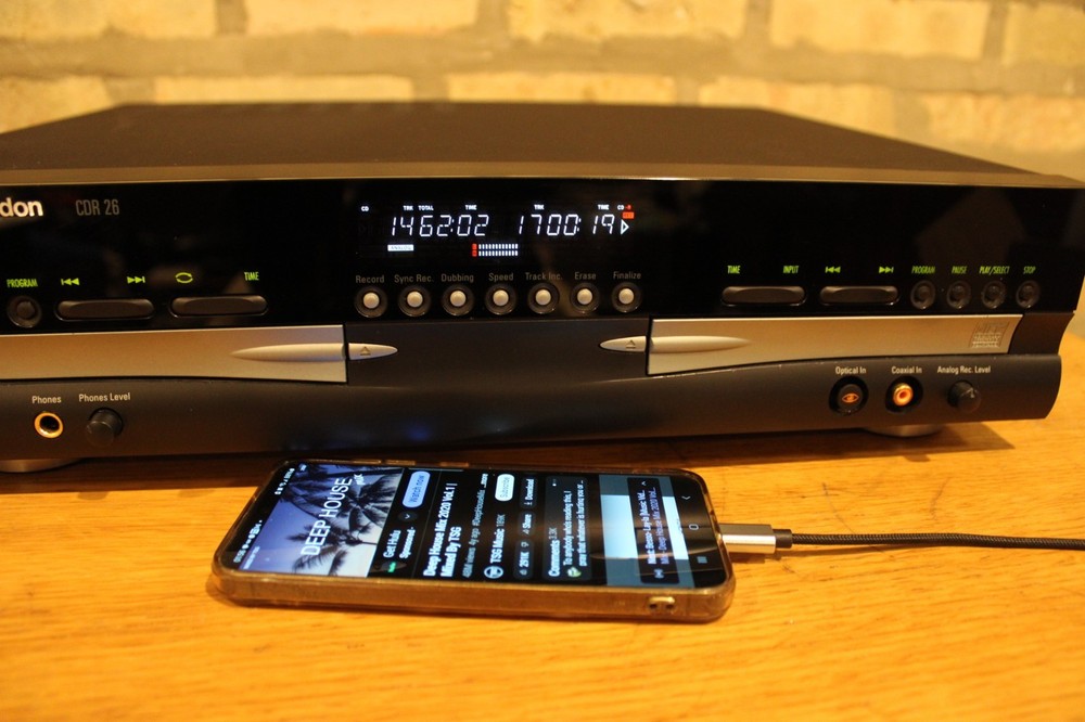 Harmon Kardon CDR 26 CD recorder w/remote SERVICED Fully Functional