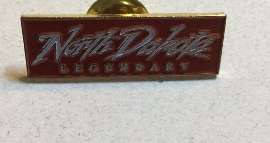 North Dakota Legendary Red Lapel Pin