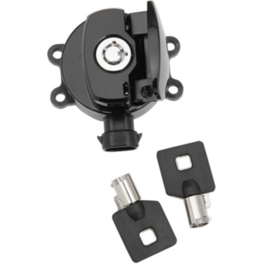 2106-0251 DRAG SPECIALTIES Side Hinge Ignition Switch - Gloss Black