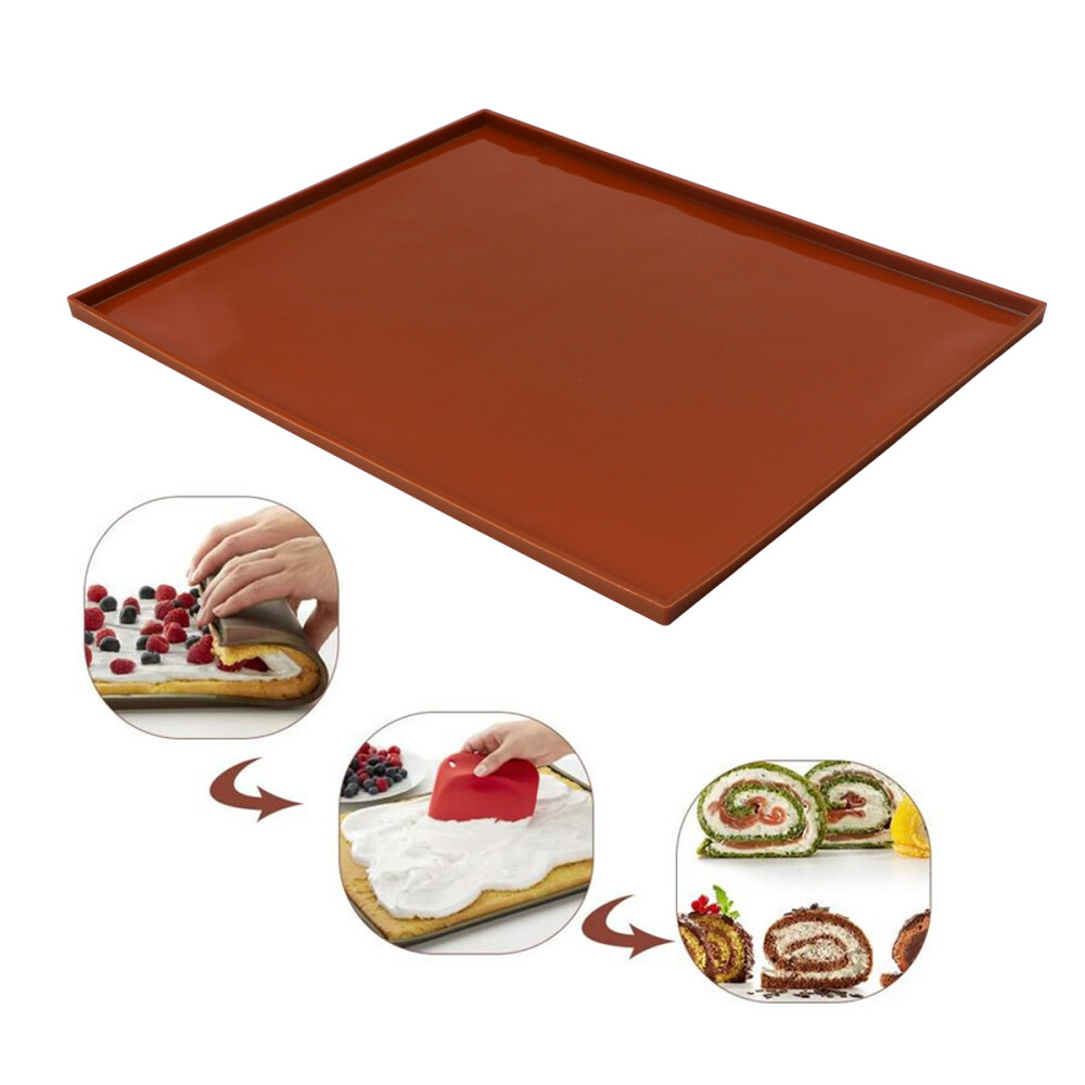 Cake Roll Bake Mold Double-sided Cake Roll Baking Tool Cake Baking Supply