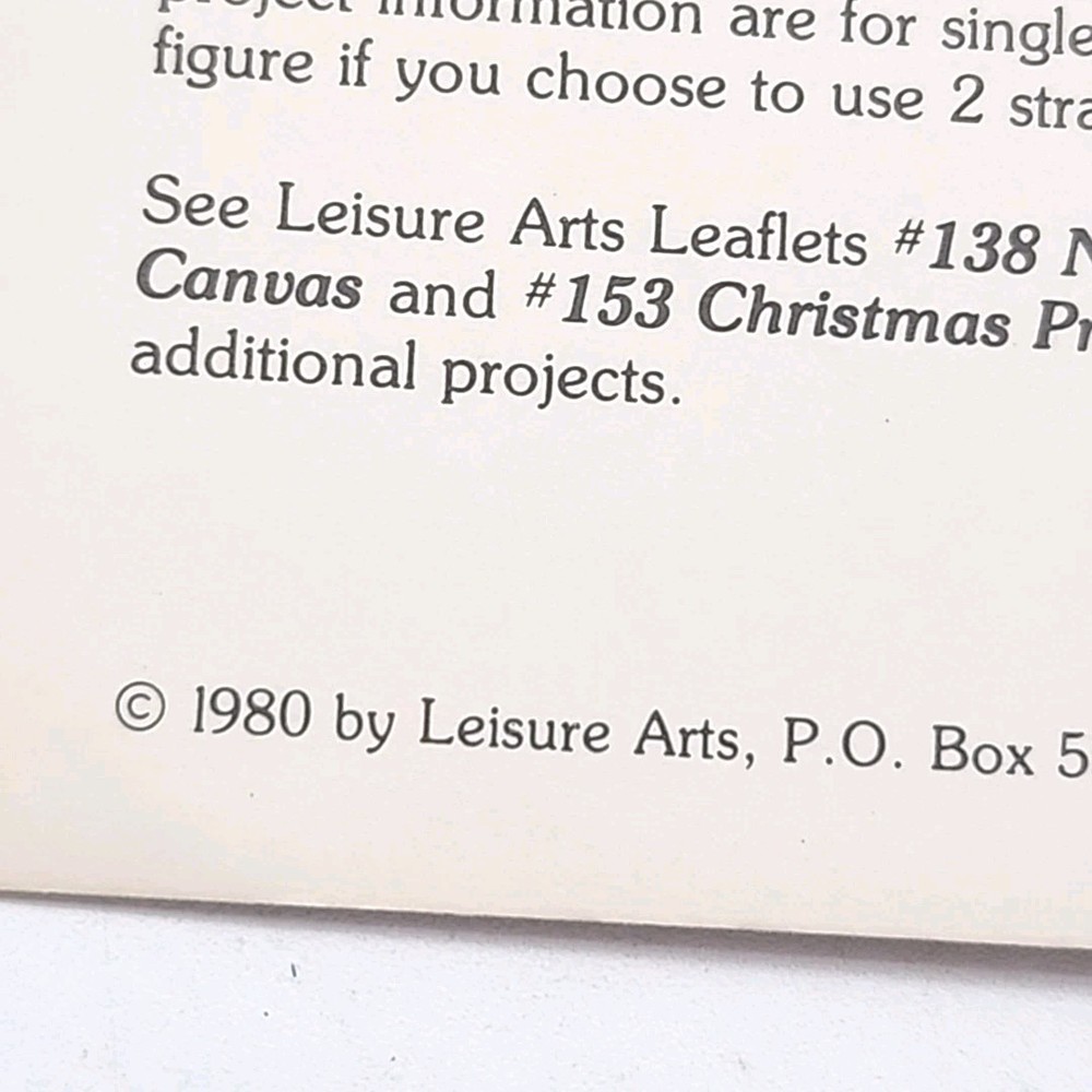 Plastic Canvas Pattern Leaflets Leisure Arts / Columbia - Minerva