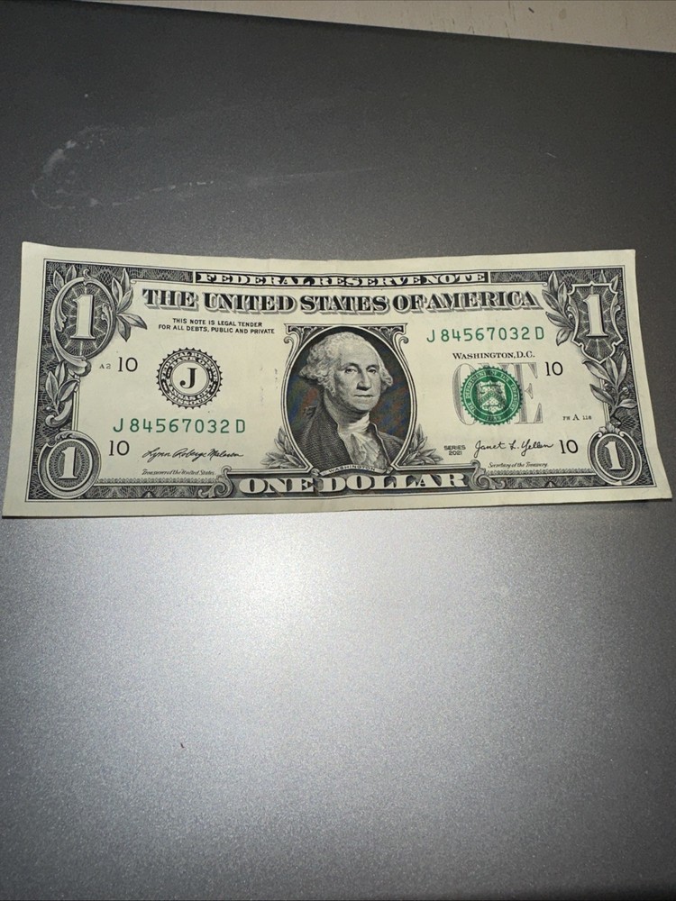 $1 Dollar Bill Error Print Series 2021