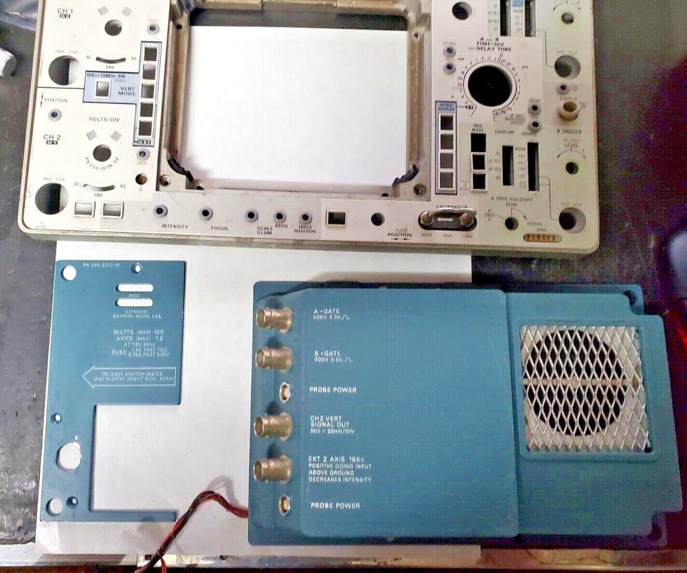 Tektronix 475 Front Panel & Bezel Replacement Set