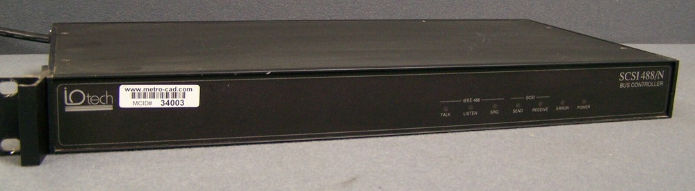 IO TECH  CONTROLLER SCSI 488/N BUS CONTROLLER IEEE 488 SN 044009