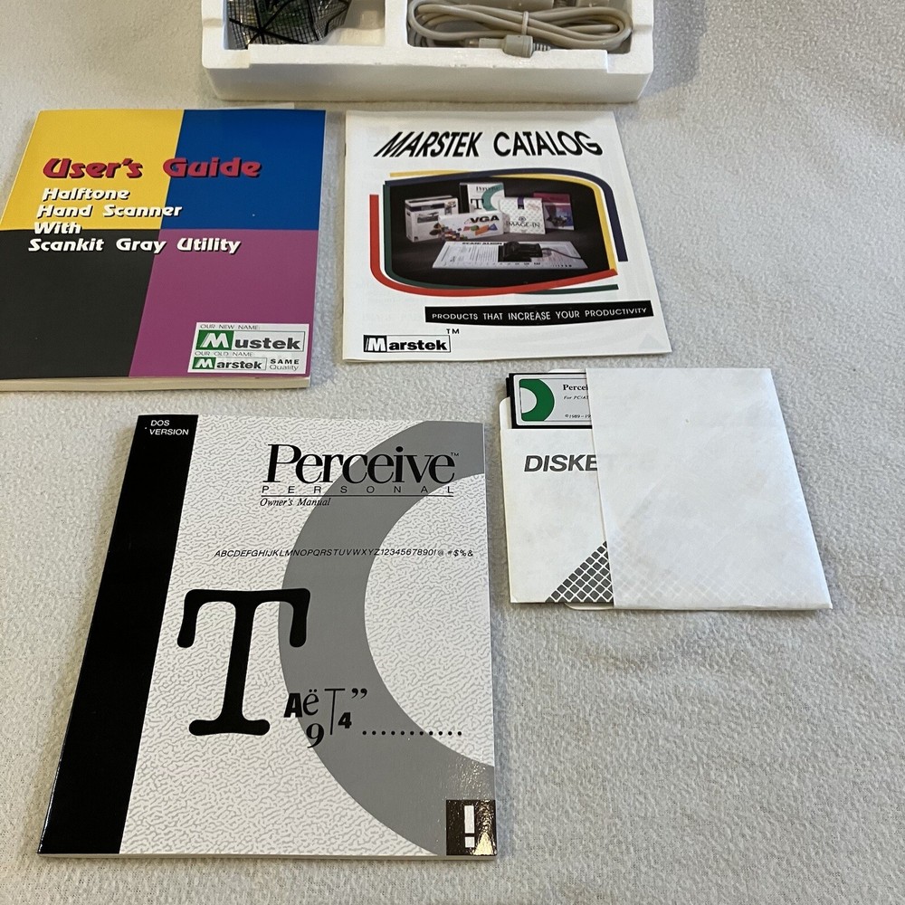 Matador 105 Handheld Scanner PS/2 Personal Scanning System Gray Scale Emulation