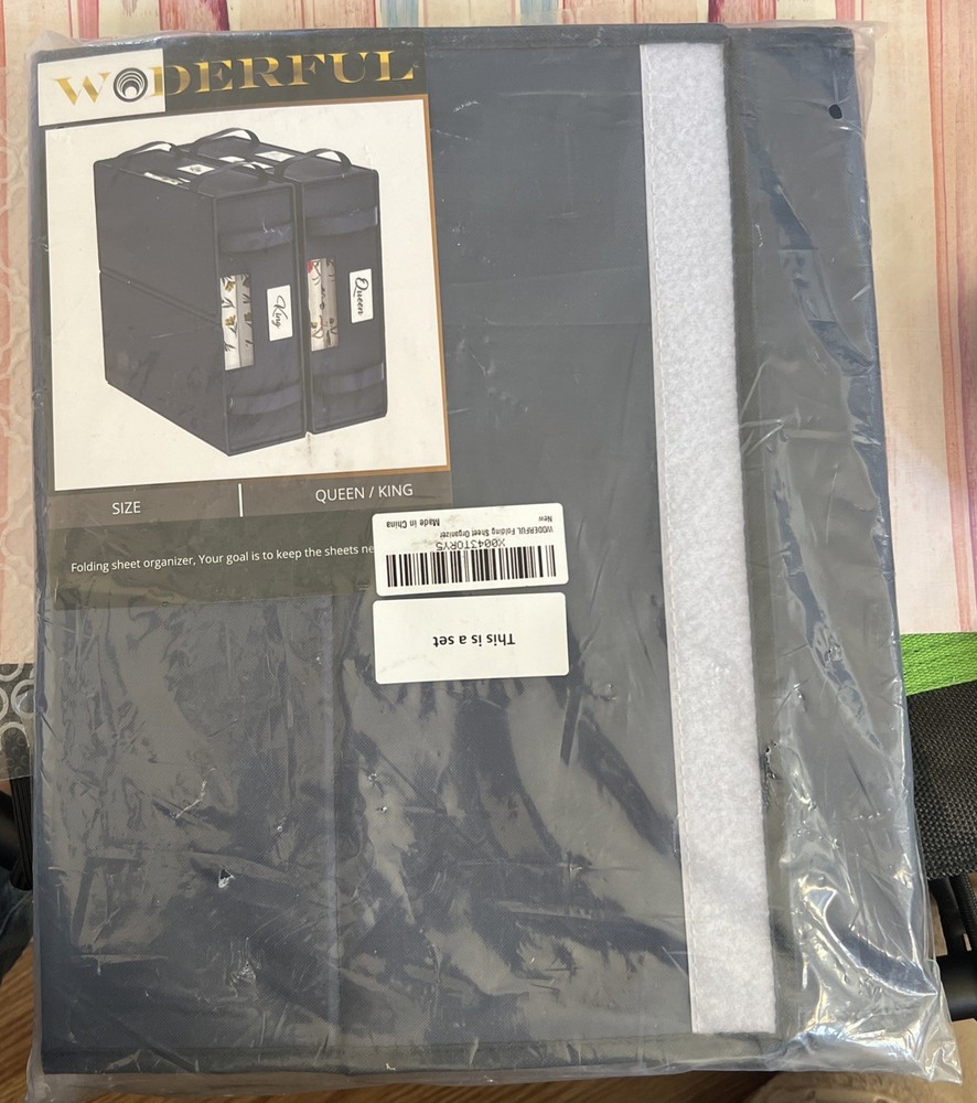 Woderful Folding Sheet Organizer Queen/King