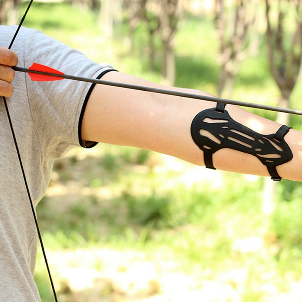 Rubber Material Guard to Protect Your Elbows While Using a Recurve Bow