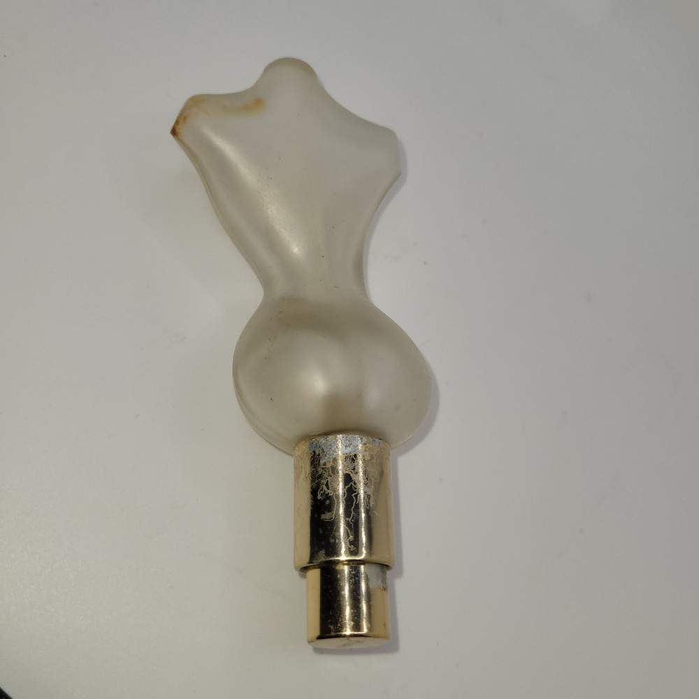 Vintage Perfume Bottle Woman's Torso Bust 3" Small Empty