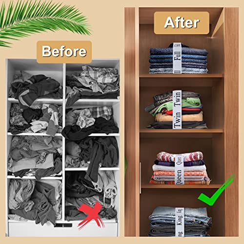 4 Pcs Bed Sheet Organizer Bands, Elastic Bed Sheet Straps Organizer 4Pcs-King
