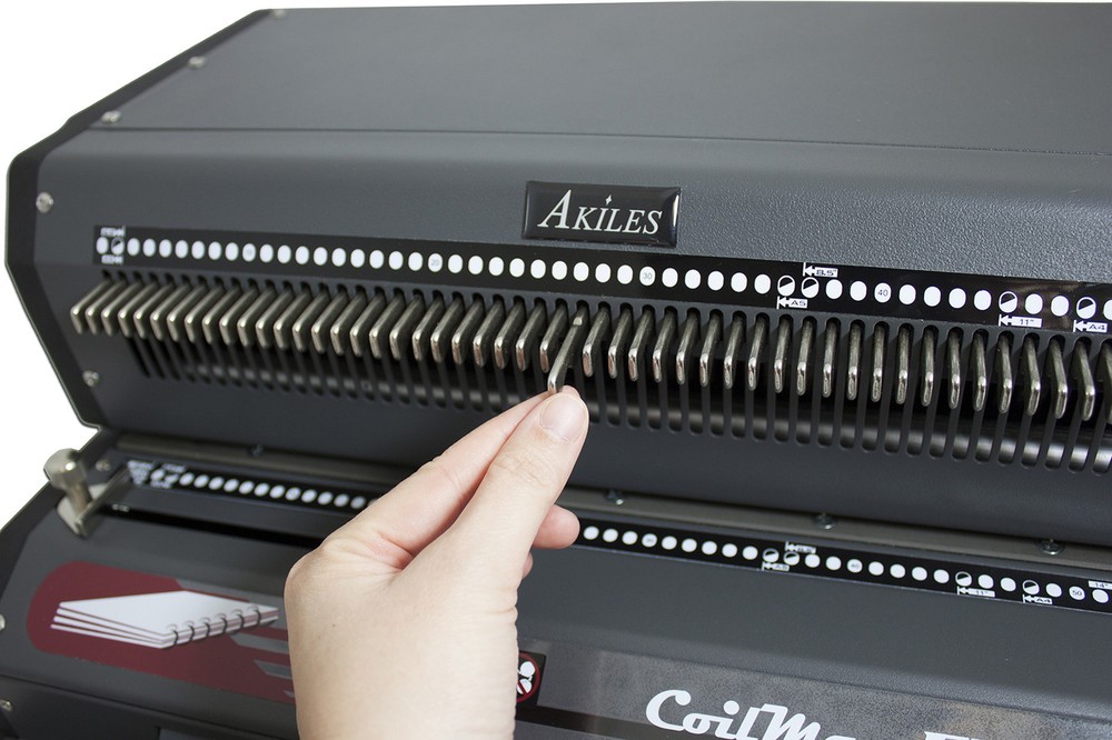 Akiles Coilmac-EX41+ Plus Binding Machine & Electric Oval Hole Punch & Inserter