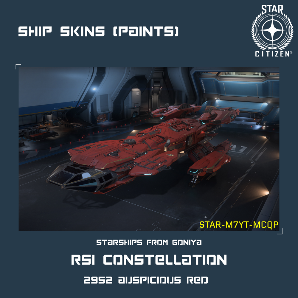 STAR CITIZEN - RSI CONSTELLATION PAINTS - (SKINS)