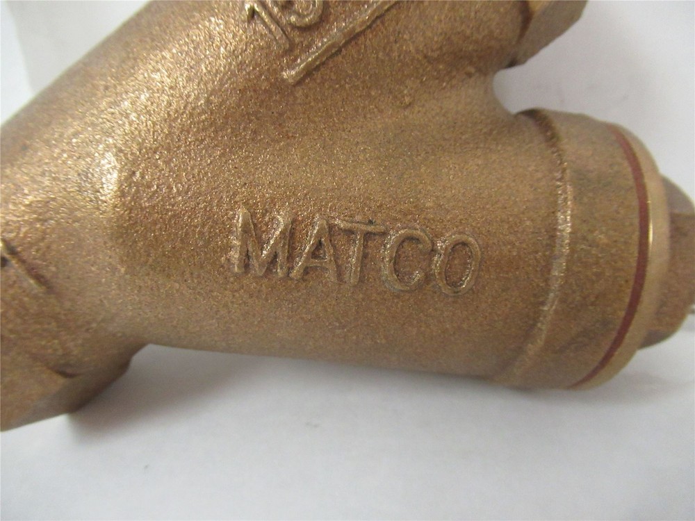 249707 New-No Box; Matco unknown Strainer Y 1" Brass