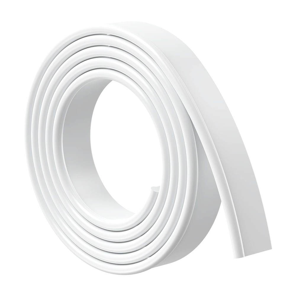 Squeegee Replacement Silicon Rubber Blade for Shower Doors, Window, White