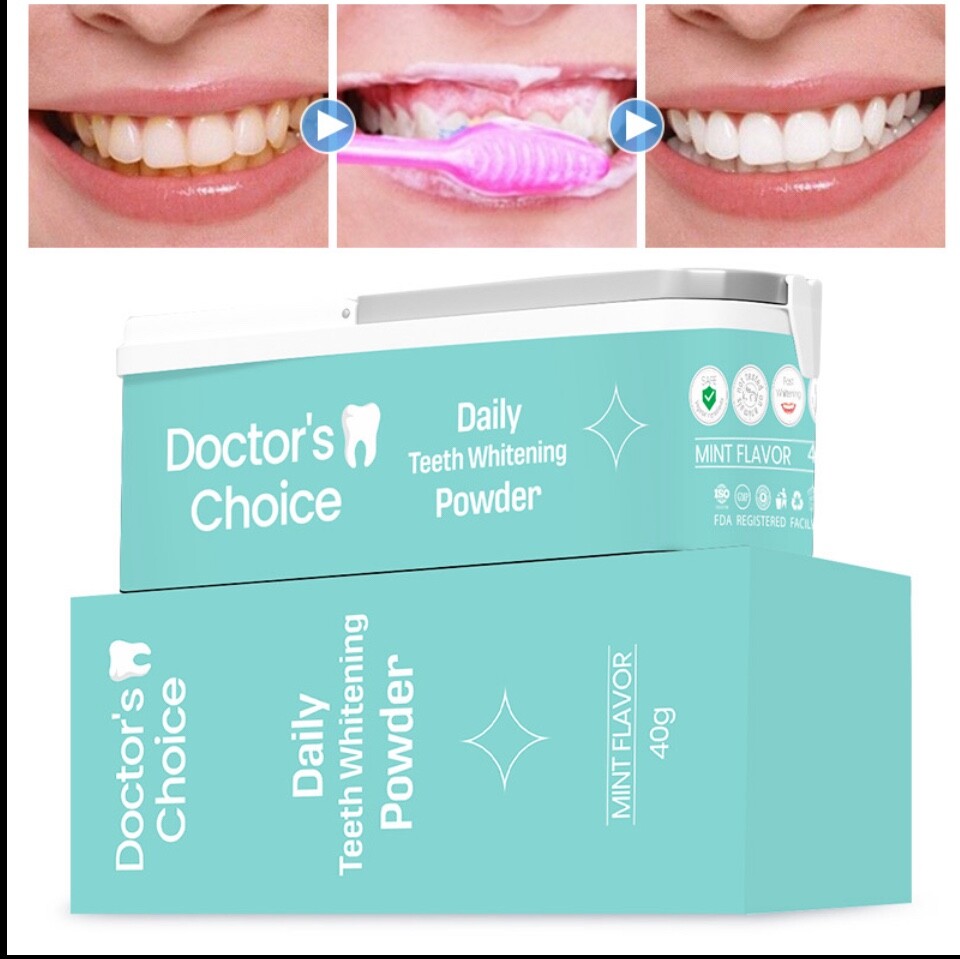 Doctor's Choice Teeth Whitening Powder