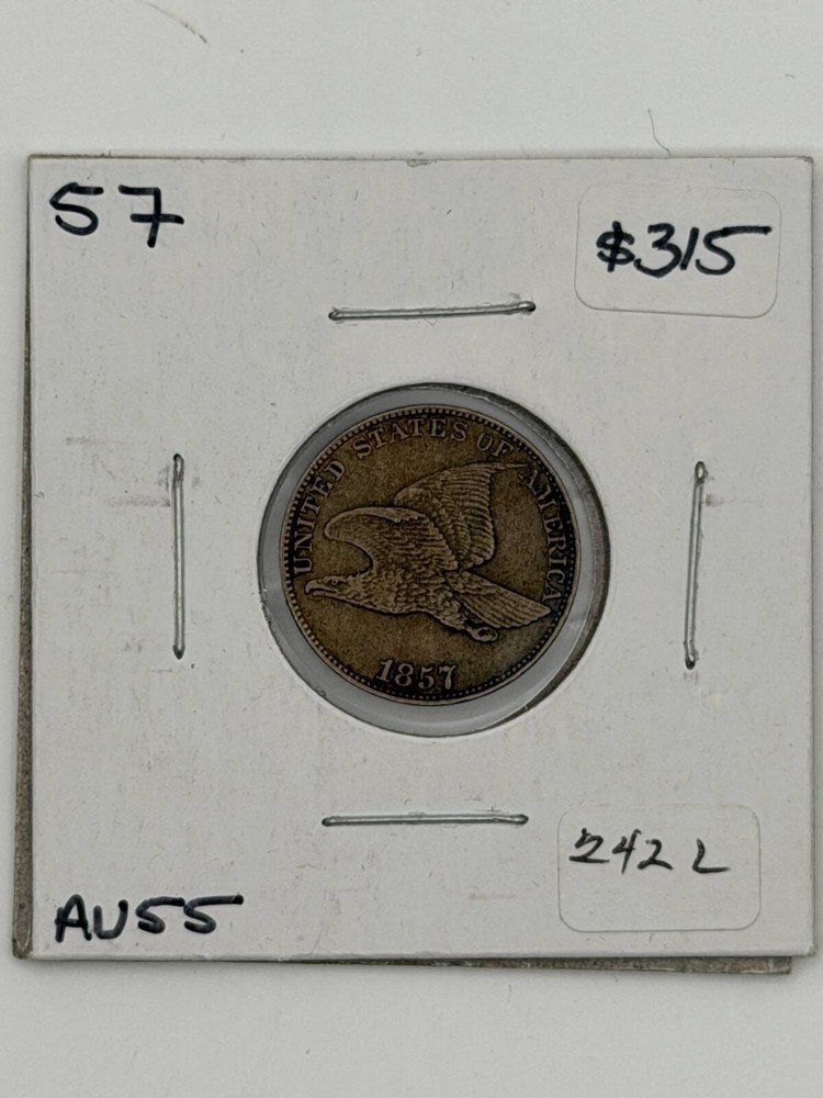1857 Small Cents Flying Eagle
