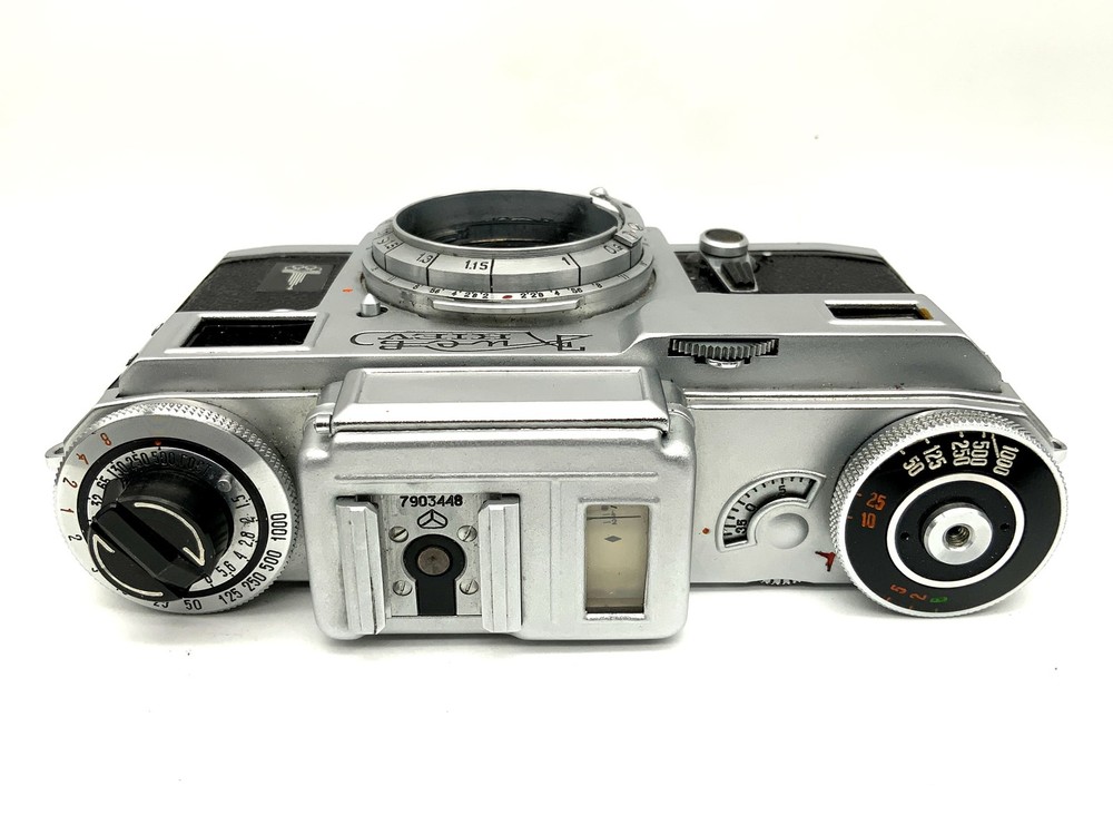 Kiev 4 Measuring Camera With Contax RF Olympia Compact Camera Analog Camera