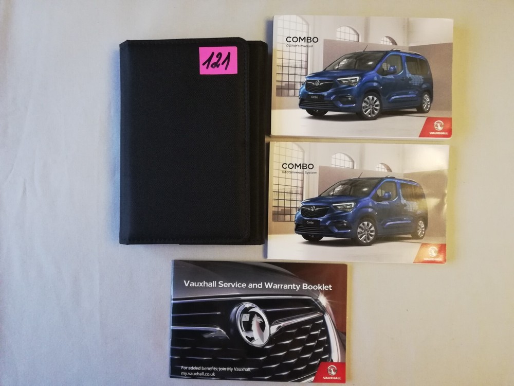 VAUXHALL COMBO HANDBOOK OWNERS MANUAL 2018-2022