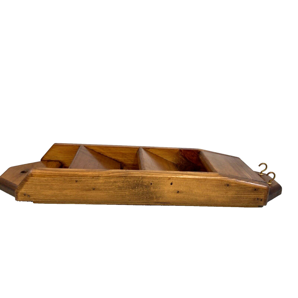 Wood 3 Tier Wall Mail Letter Organizer