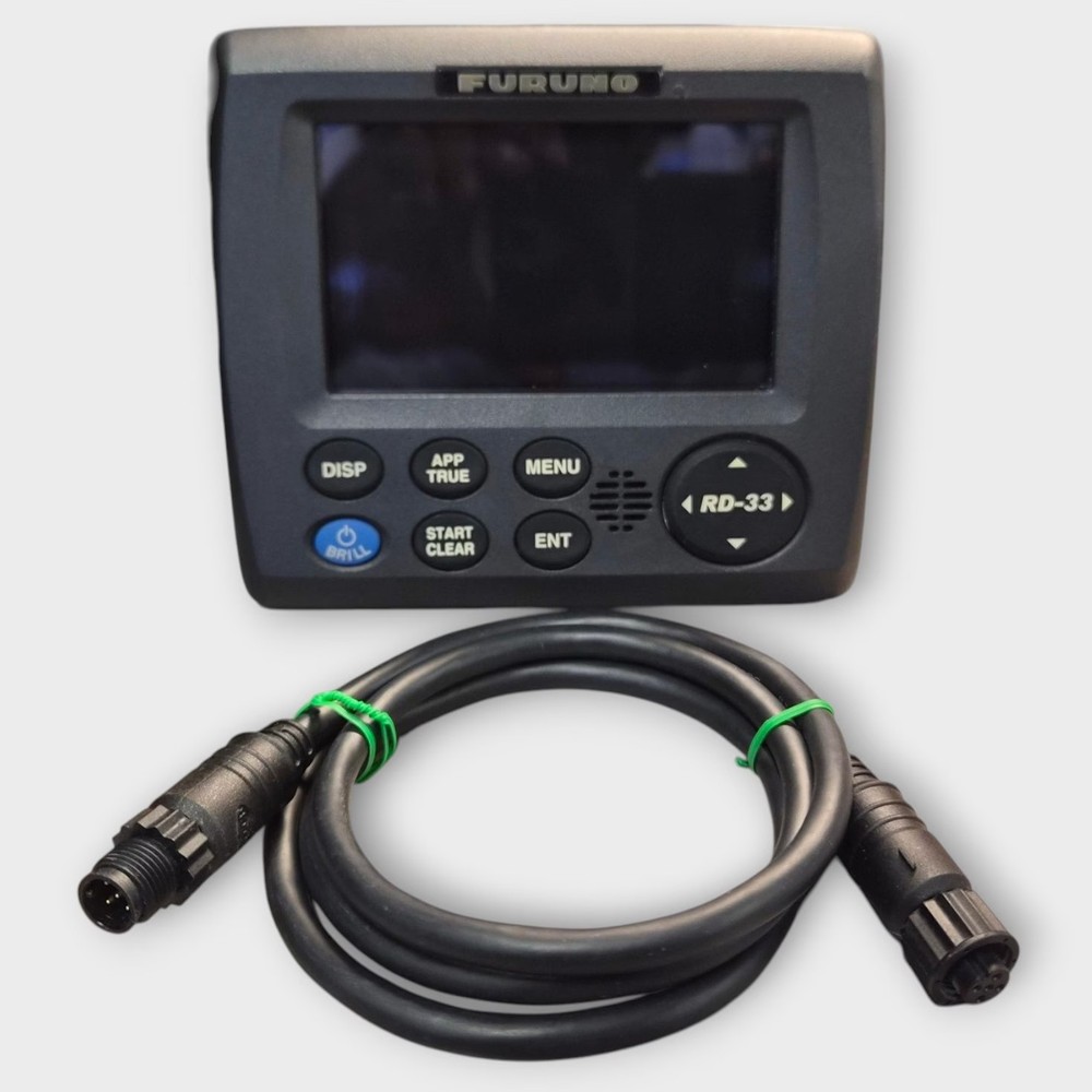 Furuno RD-33 NMEA 2000 Data Organizer Display w/ 2m N2k Drop Cable-Fully Tested