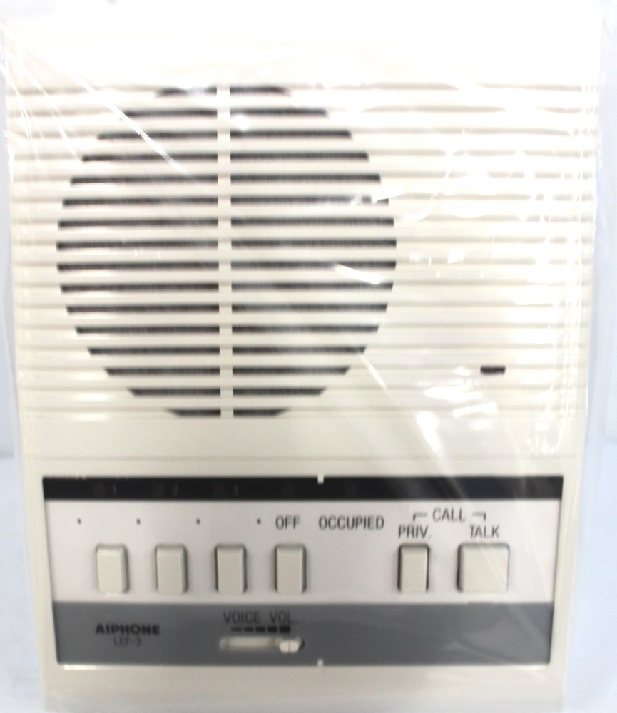 Aiphone LEF-3 Open Voice Selective Call Intercom New Open Box
