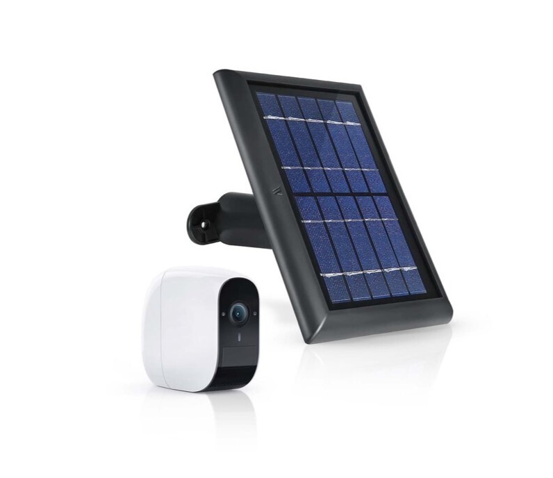 Wasserstein Eufy Cam E Outdoor Smart Security Camera Black Solar panel