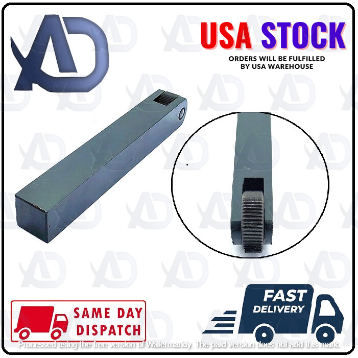 Single Wheel Straight Linear Pattern Knurling Tool Holder Size- ( USA )