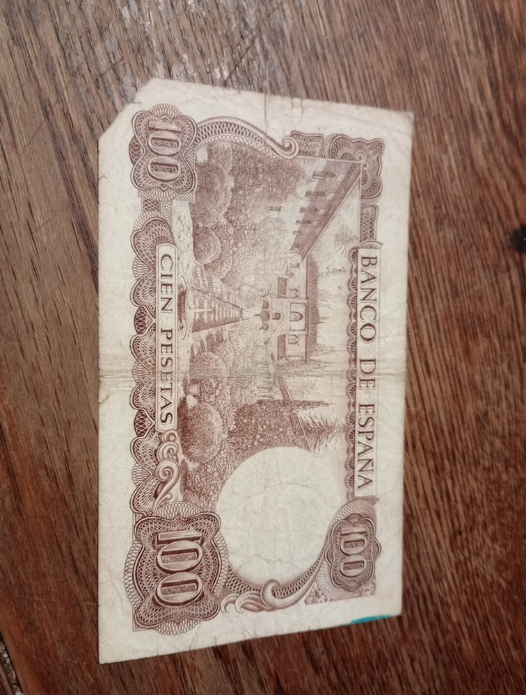 1970 SPAIN 100 PESETAS BANKNOTE UNC