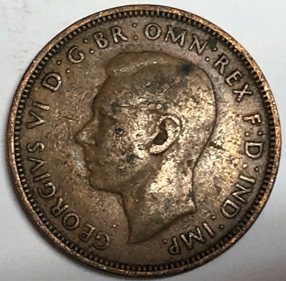 # C3638 GREAT BRITAIN COIN, HALF PENNY 1943