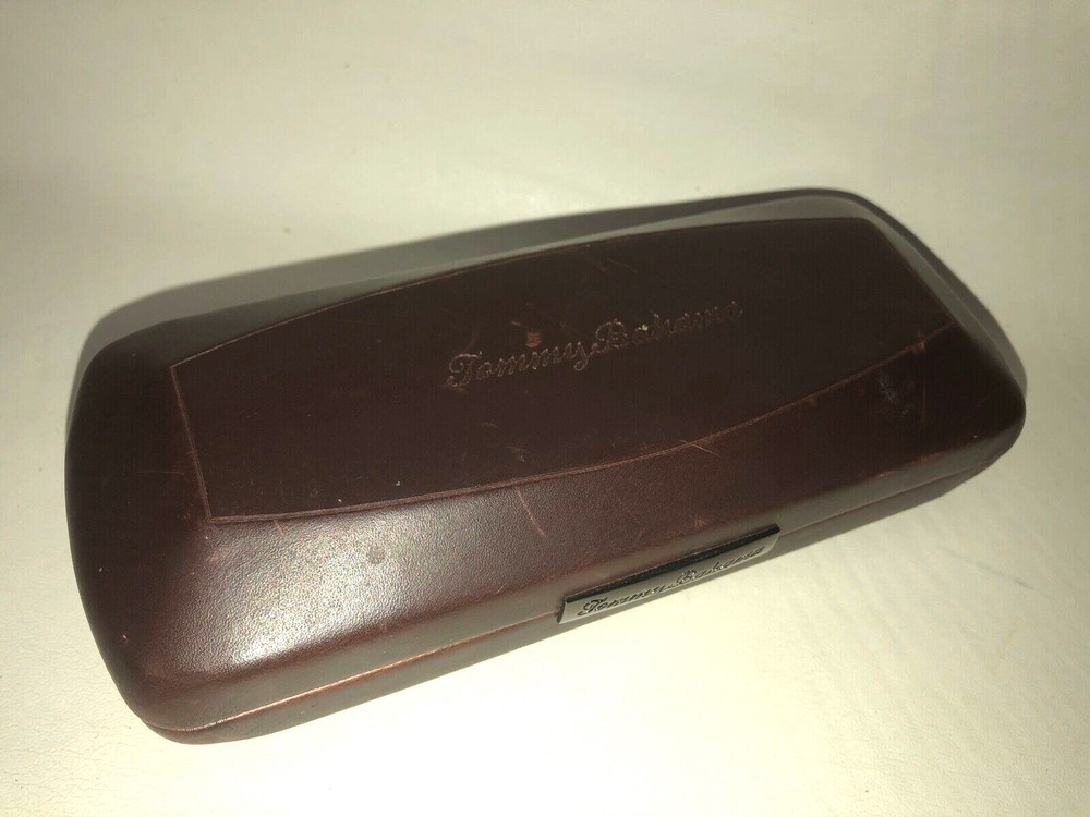 Tommy Bahama Dark Brown Hard Shell Eyeglass Sunglass Case