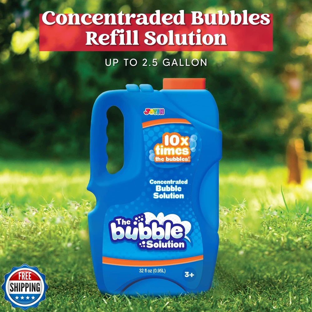 JOYIN 32 OZ Concentrated Bubble Solution for Bubble Machines (Up