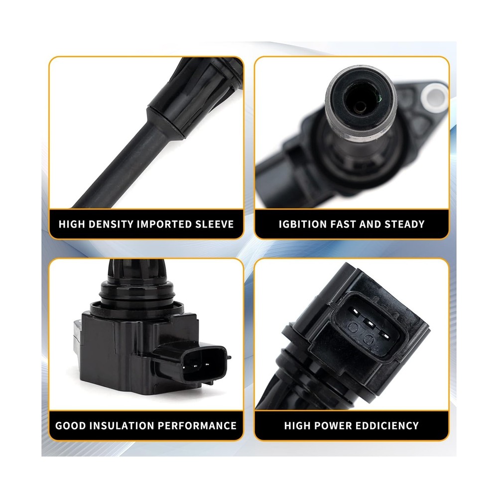 4Pcs UF549 Ignition Coil Pack and 9029 Iridium Spark Plug Compatibl... Fast Ship