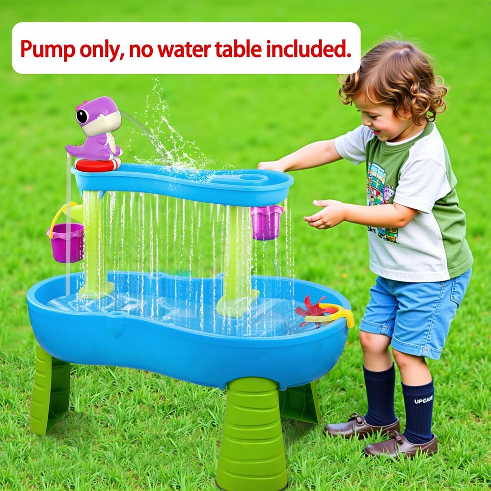 Dinosaur Battery Powered Water Table Pump Continuous Flow for Water Tables