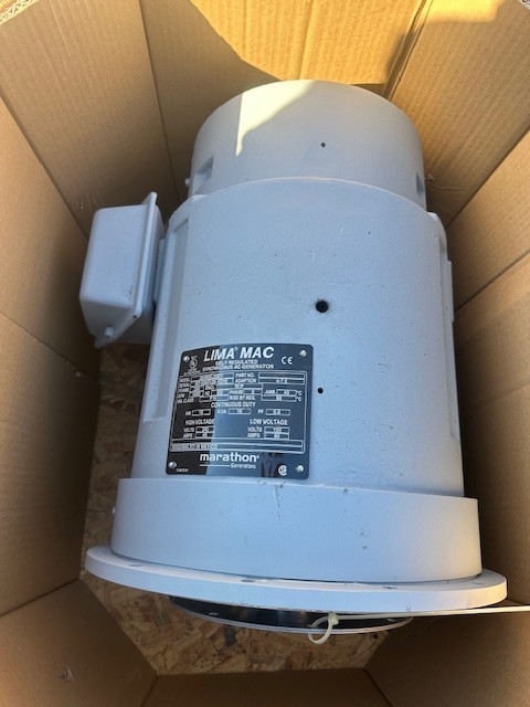Lima MAC 15 KW Self-Regulated Sychronuous AC Generator, New