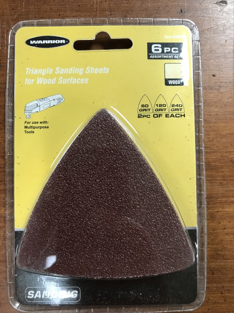 Warrior Triangle Sanding Sheets