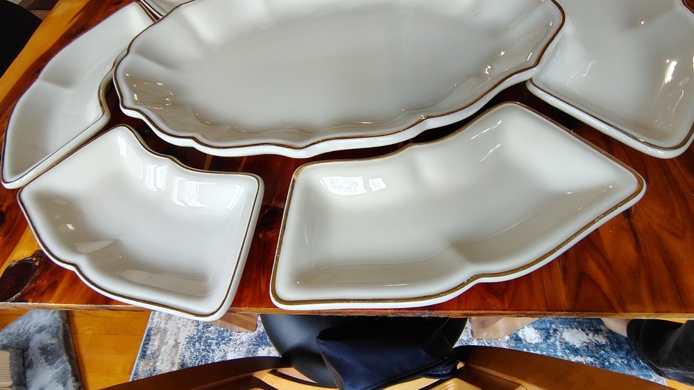 Vintage Culinary Essentials CWC Italy Platter Serving Set 7 pieces