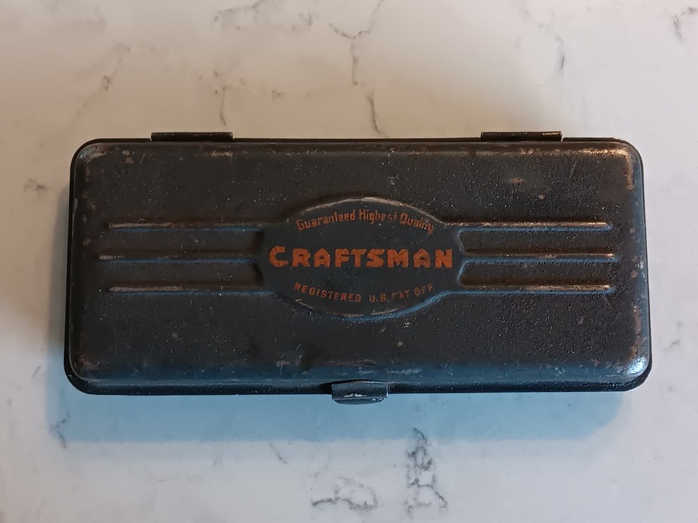 Vintage CRAFTSMAN Metal Tool Box
