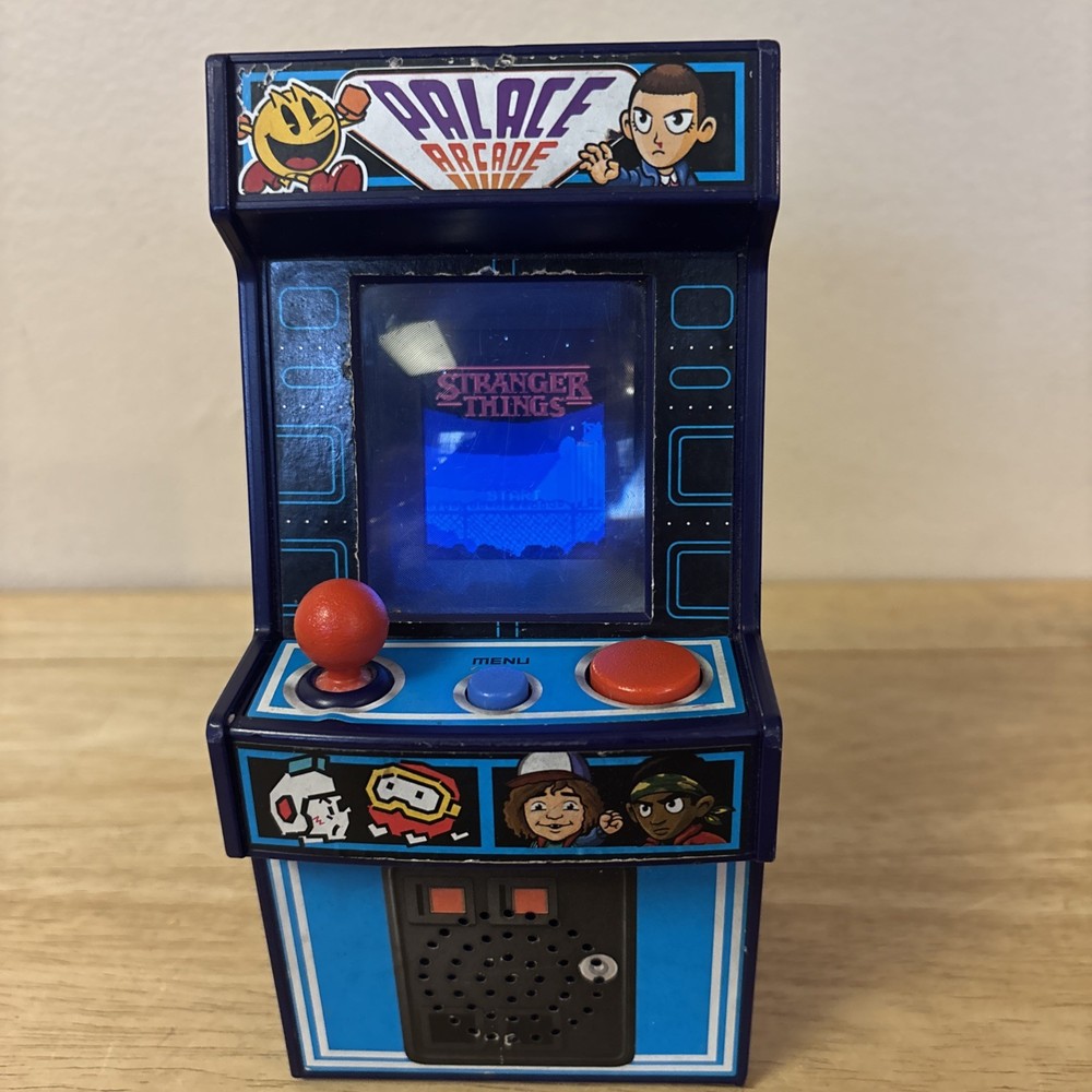 Stranger Things Palace Arcade Hasbro Mini 20 Game Unit Working See Description