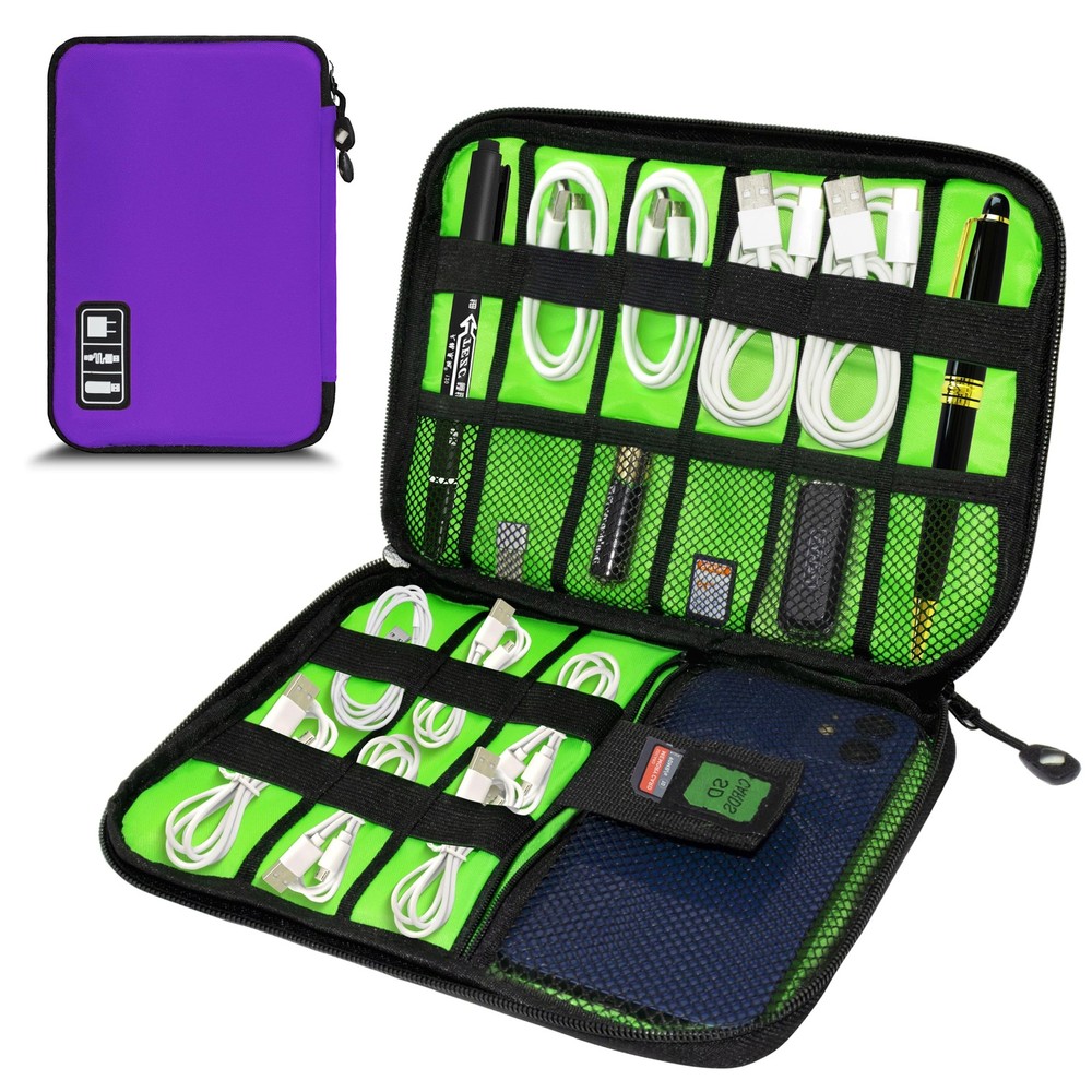 Electronics Organizer, Portable Cable Organizer Bags, Travel Electronic Acces...