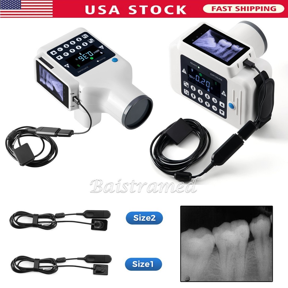 Dental Mobile Ray Unit System Digital Machine High Frequency /Sensor No Shield