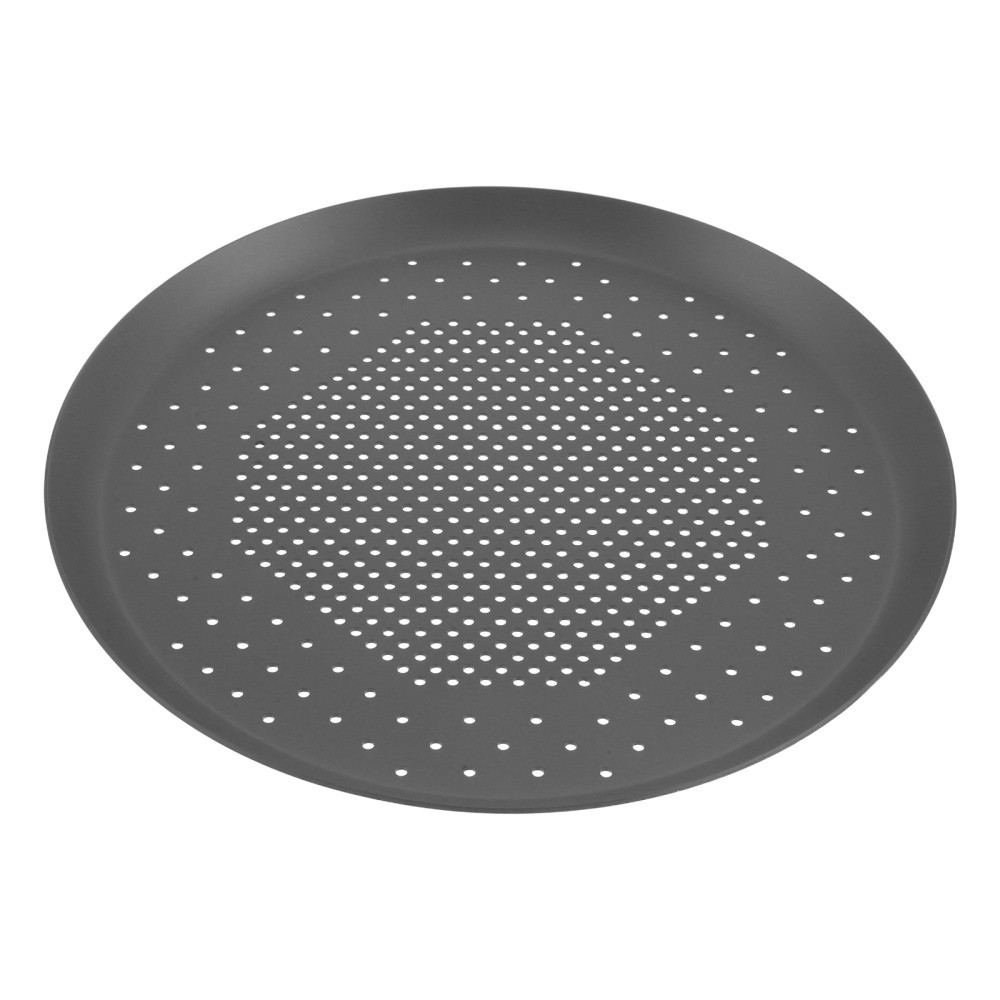 Thickened Pizza Tray Commercial Screen Non-stick Round Baking Pan