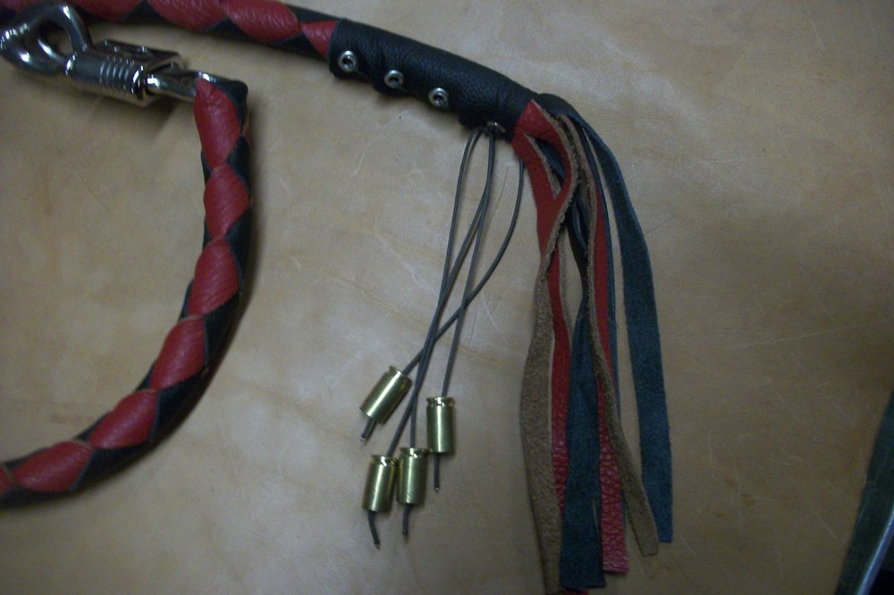 biker whip getback motorcycle Black & RED GUNSLINGER VALUE PACK BY Stitch!!!!!!