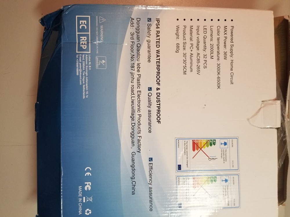 Solmore Remote Control Ceiling Light 36W S-CL-008