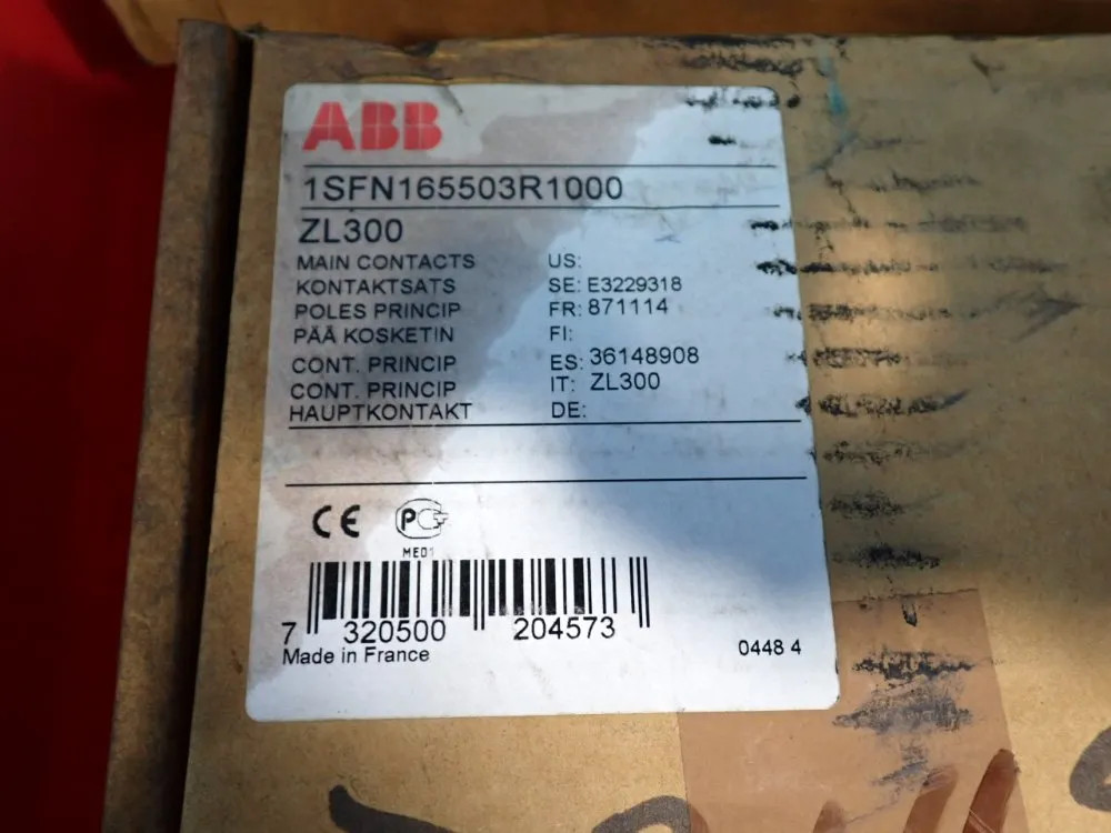 ABB MAIN CONTACT SETS ZL300